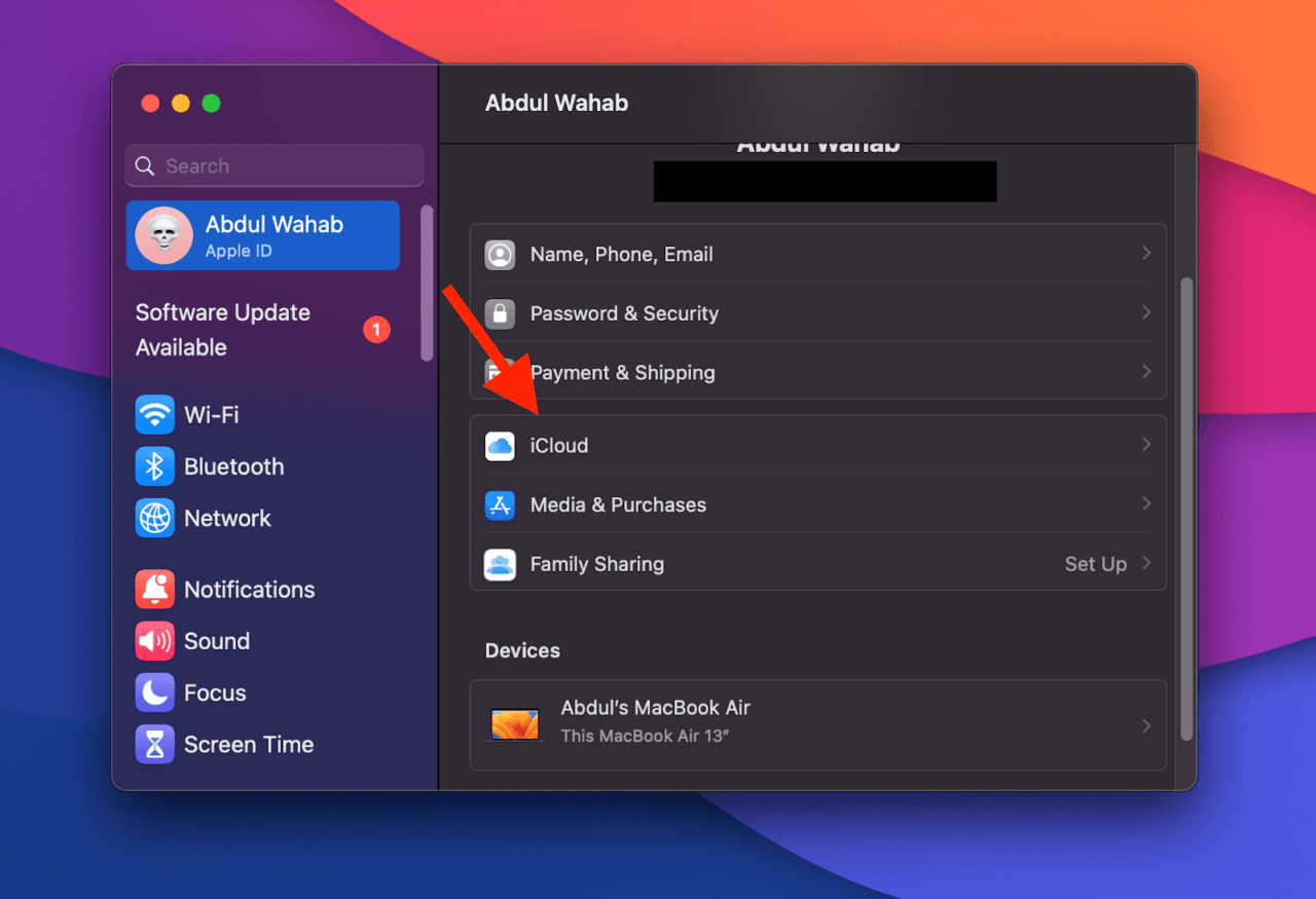 How to Recover Missing Files After Mac Update? 9 iCloud settings Mac