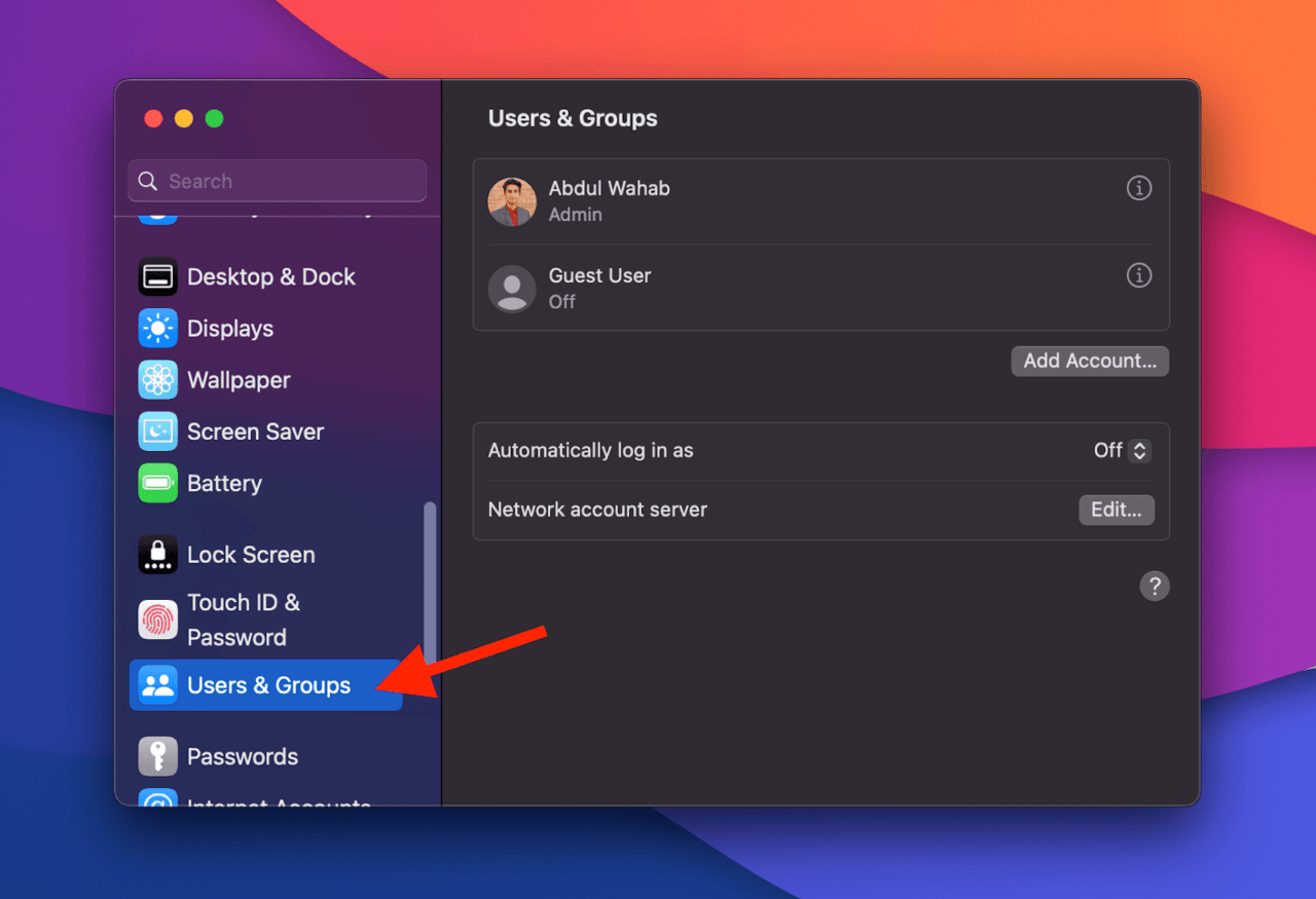 How to Recover Missing Files After Mac Update? 7 Users and groups Mac