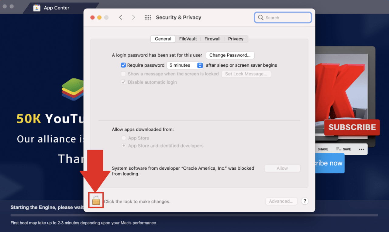 How to Fix BlueStacks X Not Working on Mac? 5 Lock Icon BlueStacks X