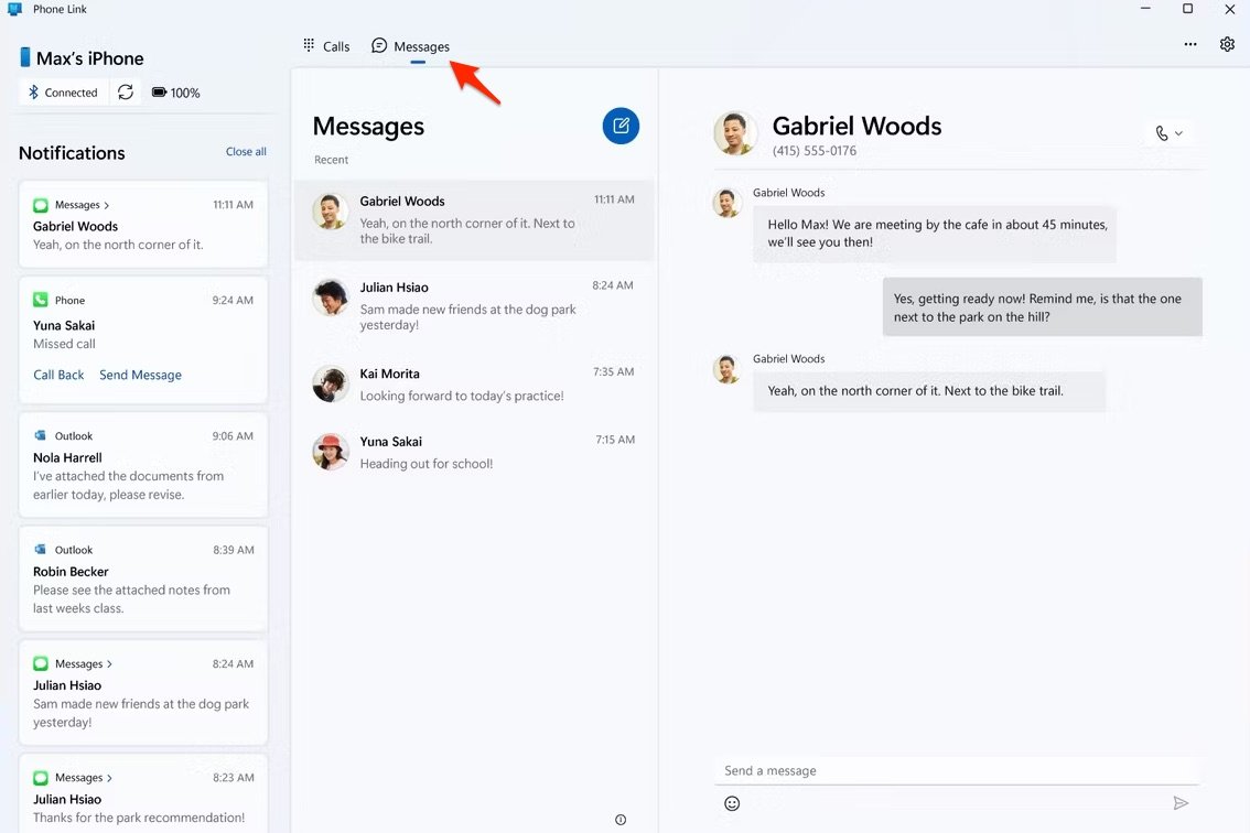 iMessage on Windows 11: Here's How to use it 5 imessage_on_Windows_11_using_Windows_Link