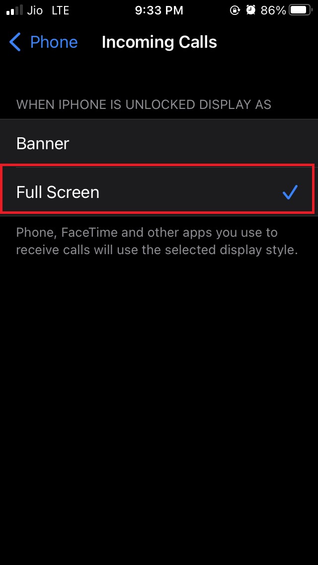 How To Fix Incoming Call Not Showing Up on iPhone Screen? 10 incoming call view full screen