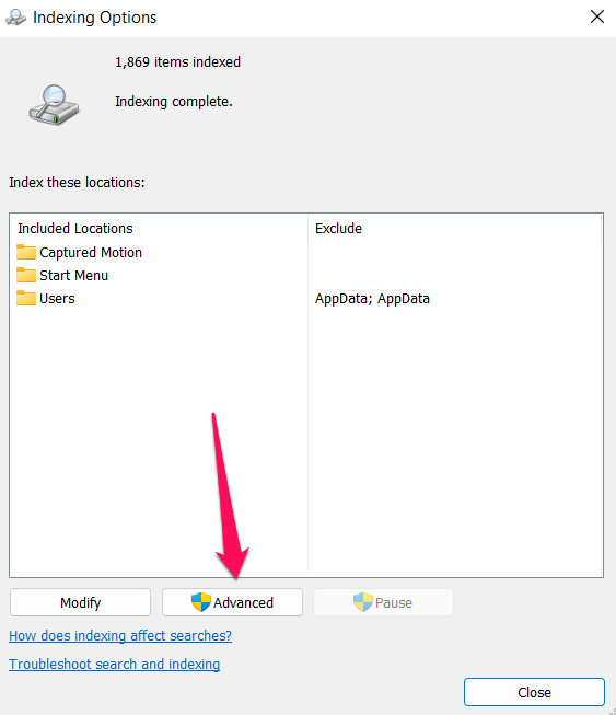 Keyboard Is Not Working on Windows Search Menu: Fix it Now! 7 Try Rebuilding Search Index