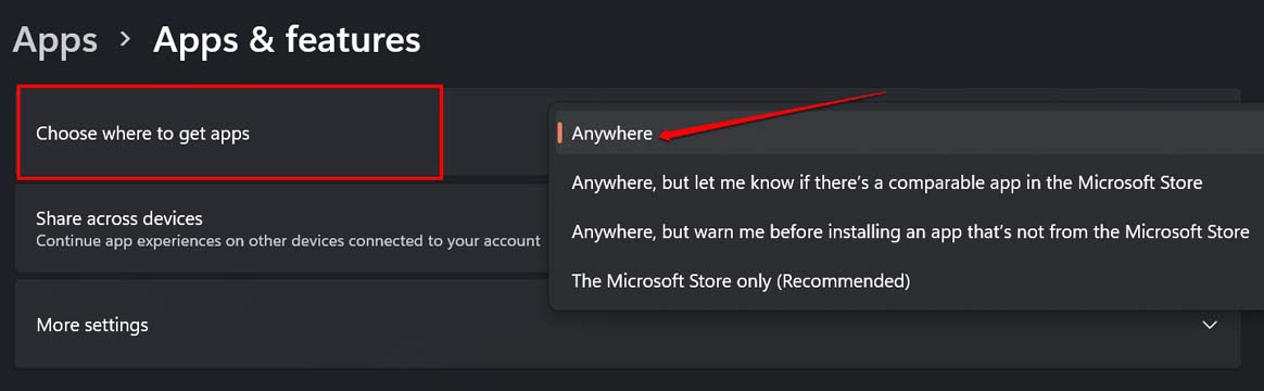 install a program on Windows 11 from anywhere