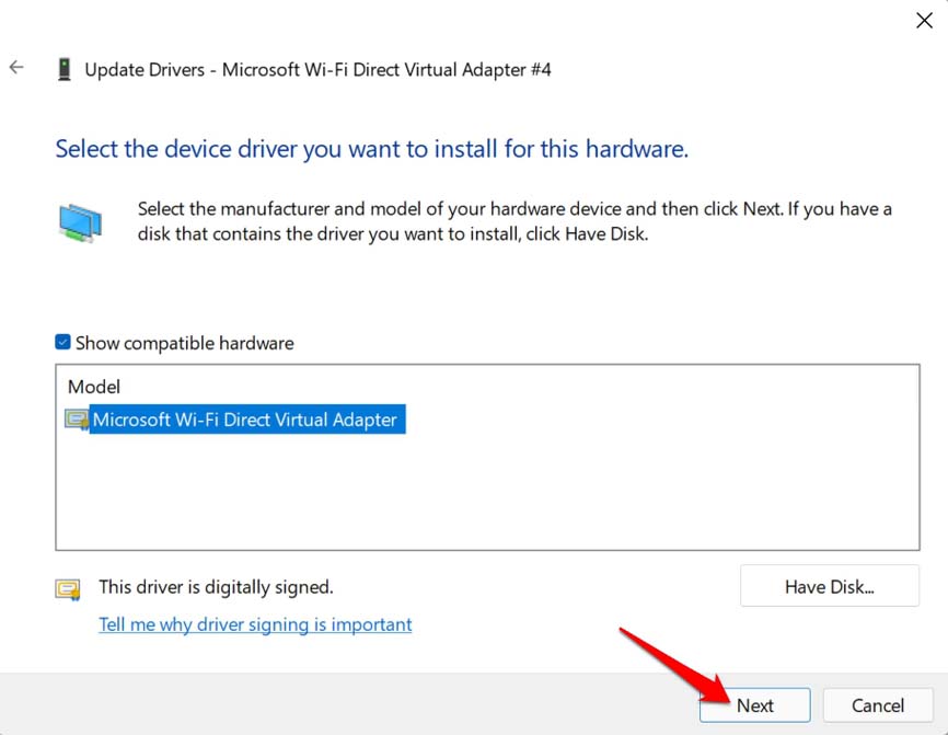 How to Fix WiFi Option Missing on Windows 11? 10 install driver update manually