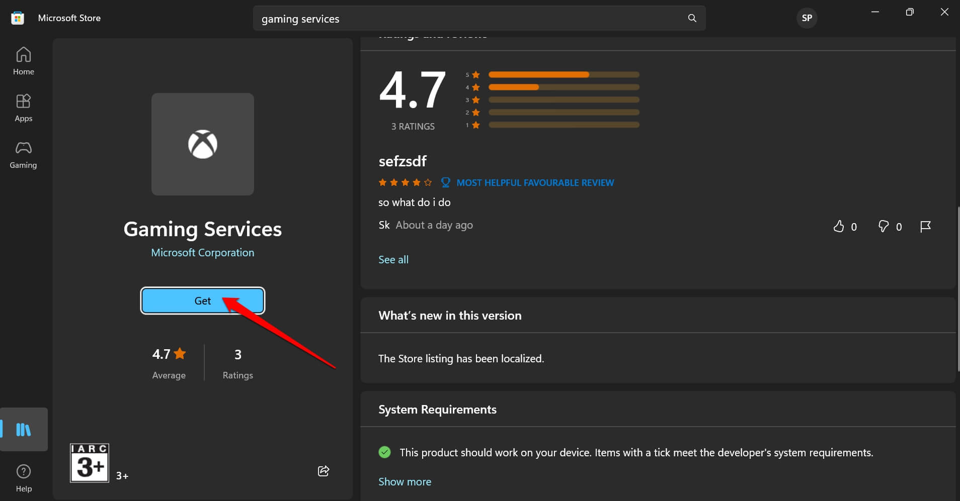 How to Fix Cloud Gaming Not Working in Xbox App for Windows 9 install gaming services from Microsoft Store