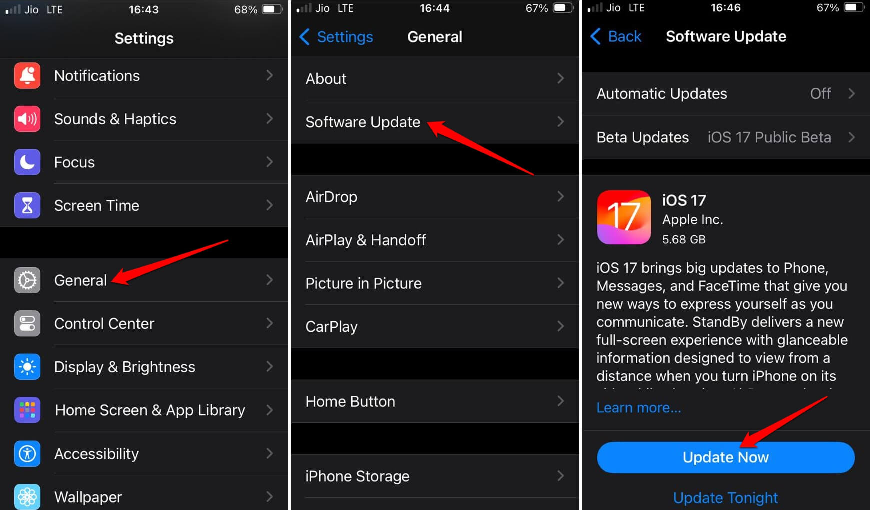 How to Fix iPhone Camera Not Focusing 3 install iOS 17 update iPhone