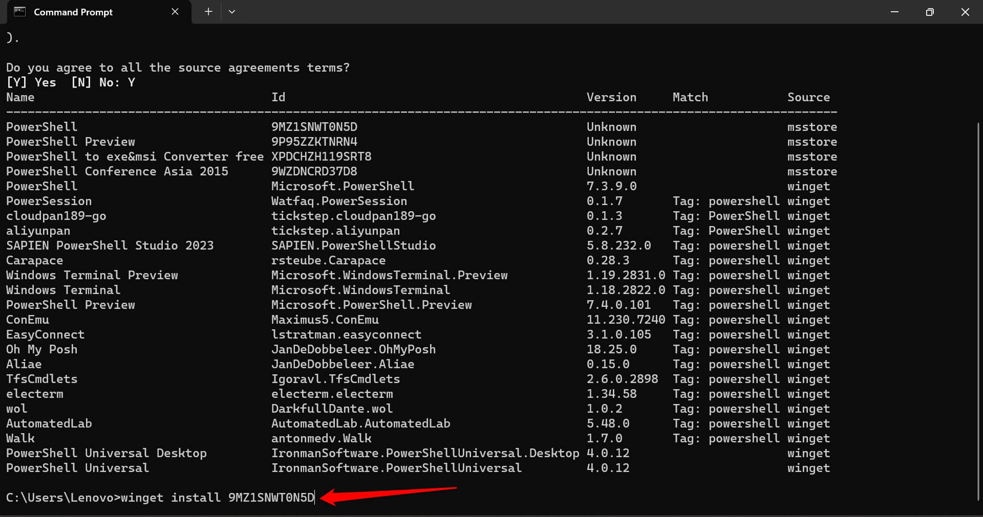 How to Update PowerShell in Windows 11 8 install the selected PowerShell package