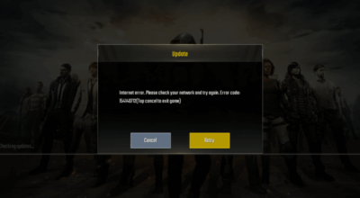 Internet Error PUBG MOBILE
