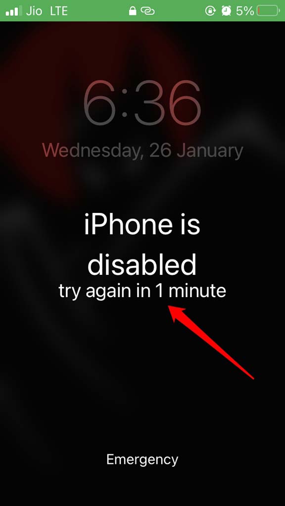 How to Reset iPhone without iTunes When you Forgot the Passcode? 3 iphone disabled for 1 minute