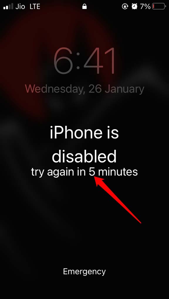 How to Reset iPhone without iTunes When you Forgot the Passcode? 4 iphone disabled for 5 minutes