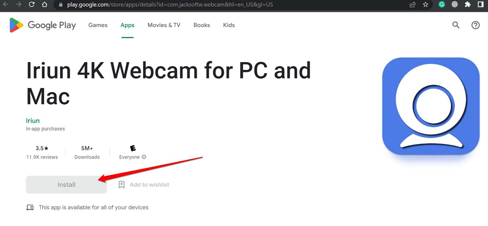 How to Use your Mobile as a Webcam on Windows 11? 4 iriun webcam Android client app