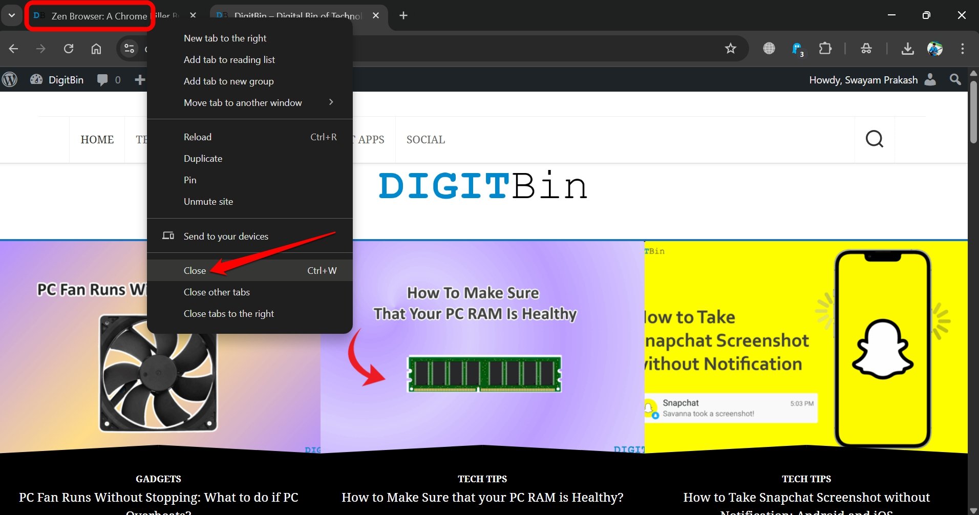 How to Reduce Google Chrome RAM Usage? 3 keyboard shortcut to close Chrome browser tab