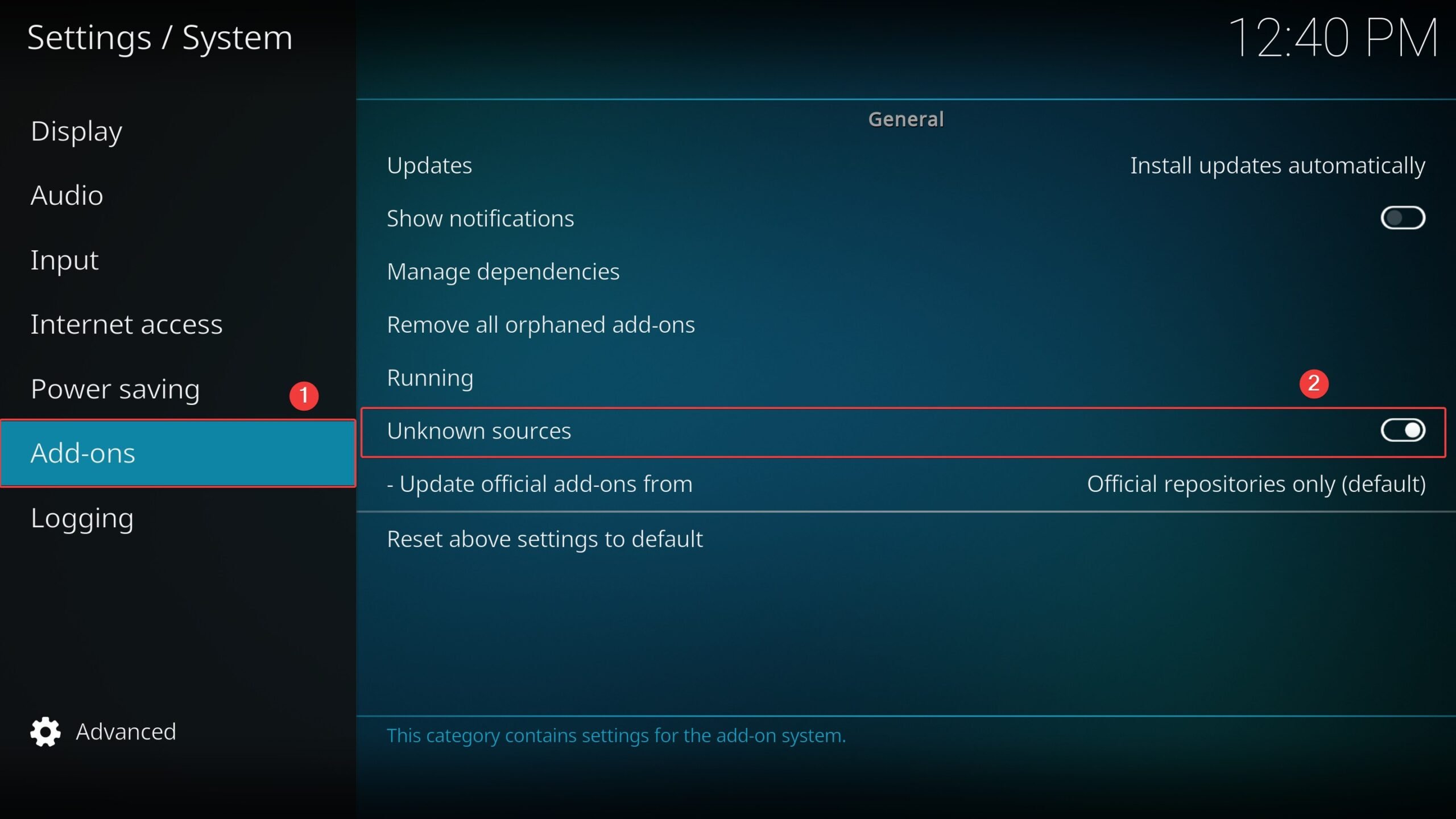 Top 10 Best Free Kodi Movie Addons 7 turn on Unknown sources