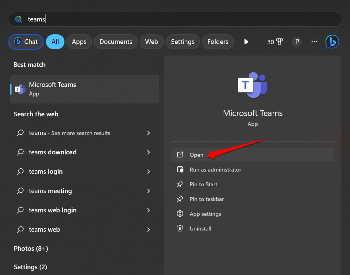 How to Fix "We’ve Run Into an Issue" Error in Microsoft Teams on Windows? 3 launch Microsoft teams