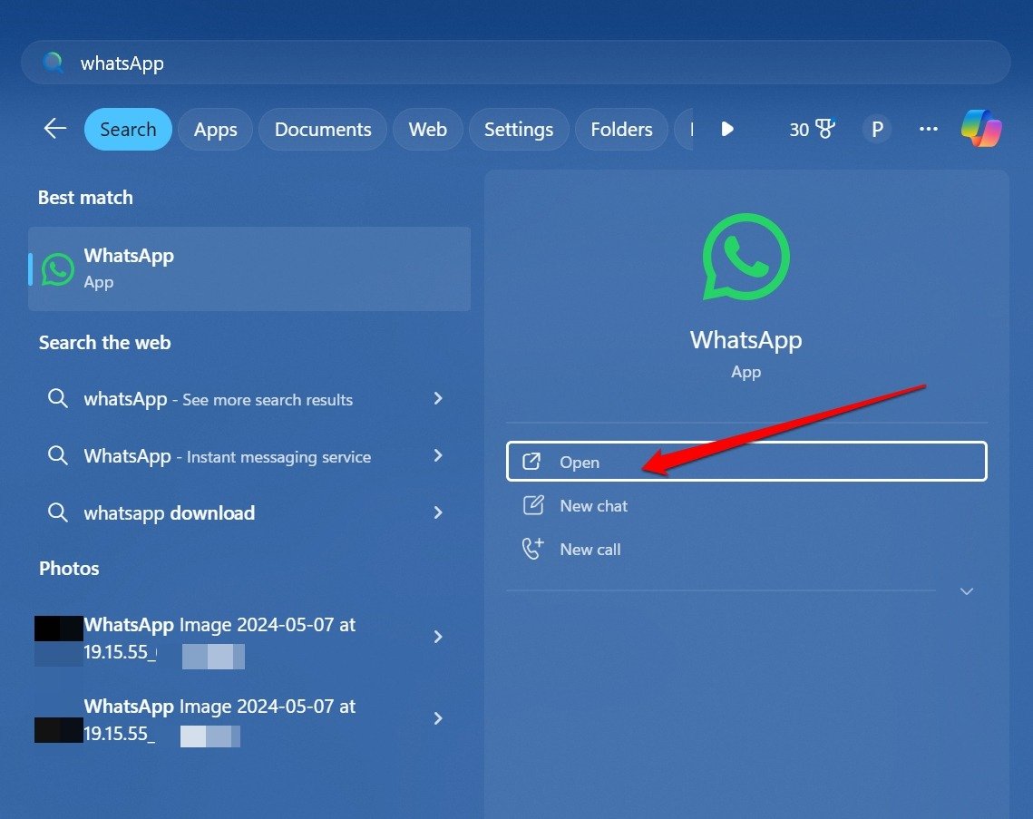 How to Fix WhatsApp Desktop is Not Downloading Images 5 launch WhatsApp desktop app