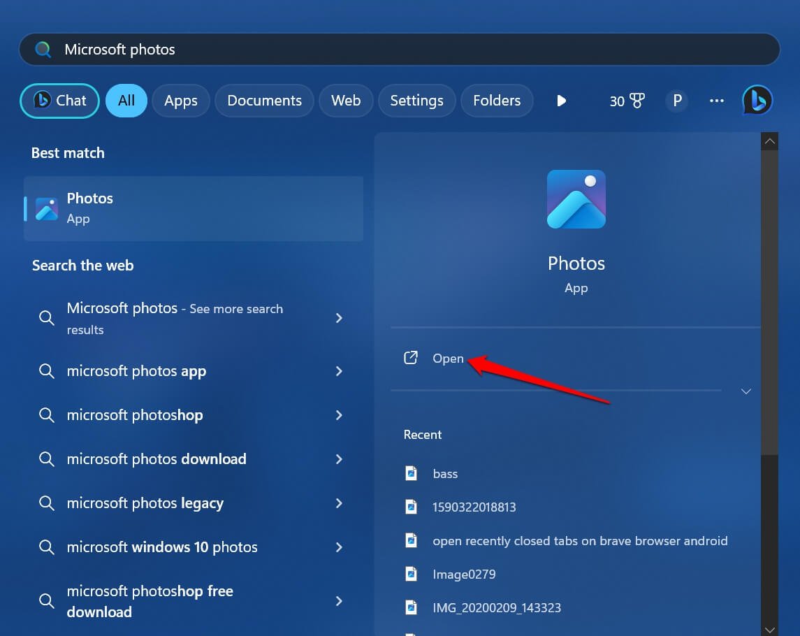 How to Make Background Transparent in Windows Photos App 14 launch the Windows Photos app