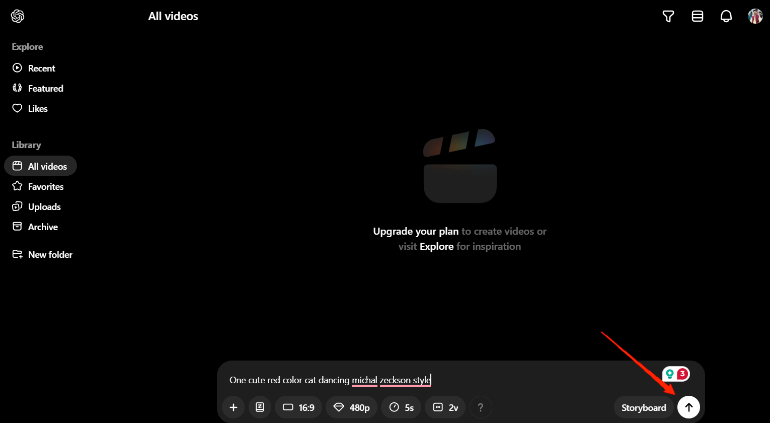 How to Use Sora to Create AI Videos from Scratch 8 lick on the Generate button to generate the AI video.