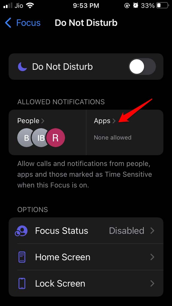 How to Fix Snapchat Notifications Not Working on iPhone 18 list of apps allowed during focus mode