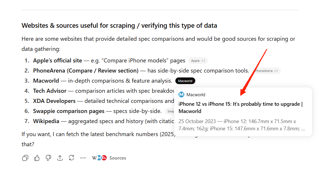 Are AI chatbots scraping content? It looks so! 3 list the websites in the source from which you can scrape this data.