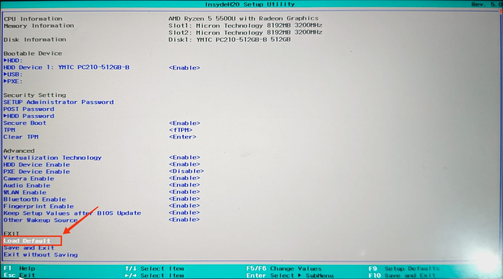What to do if your PC Randomly Shutting Down 31 load default