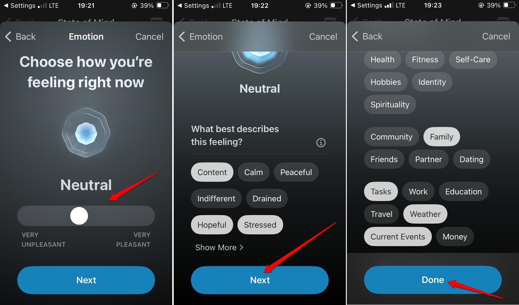 How to Use Mental Wellbeing in Health App in iOS 17? 4 log your state of mind in Mental wellbeing for iOS