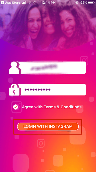 login iOS