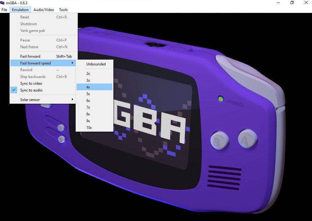 Free GBA Emulators for Mac 5 mGBA