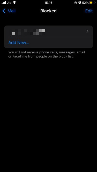 How to See Blocked Numbers on iPhone? 15 mail list