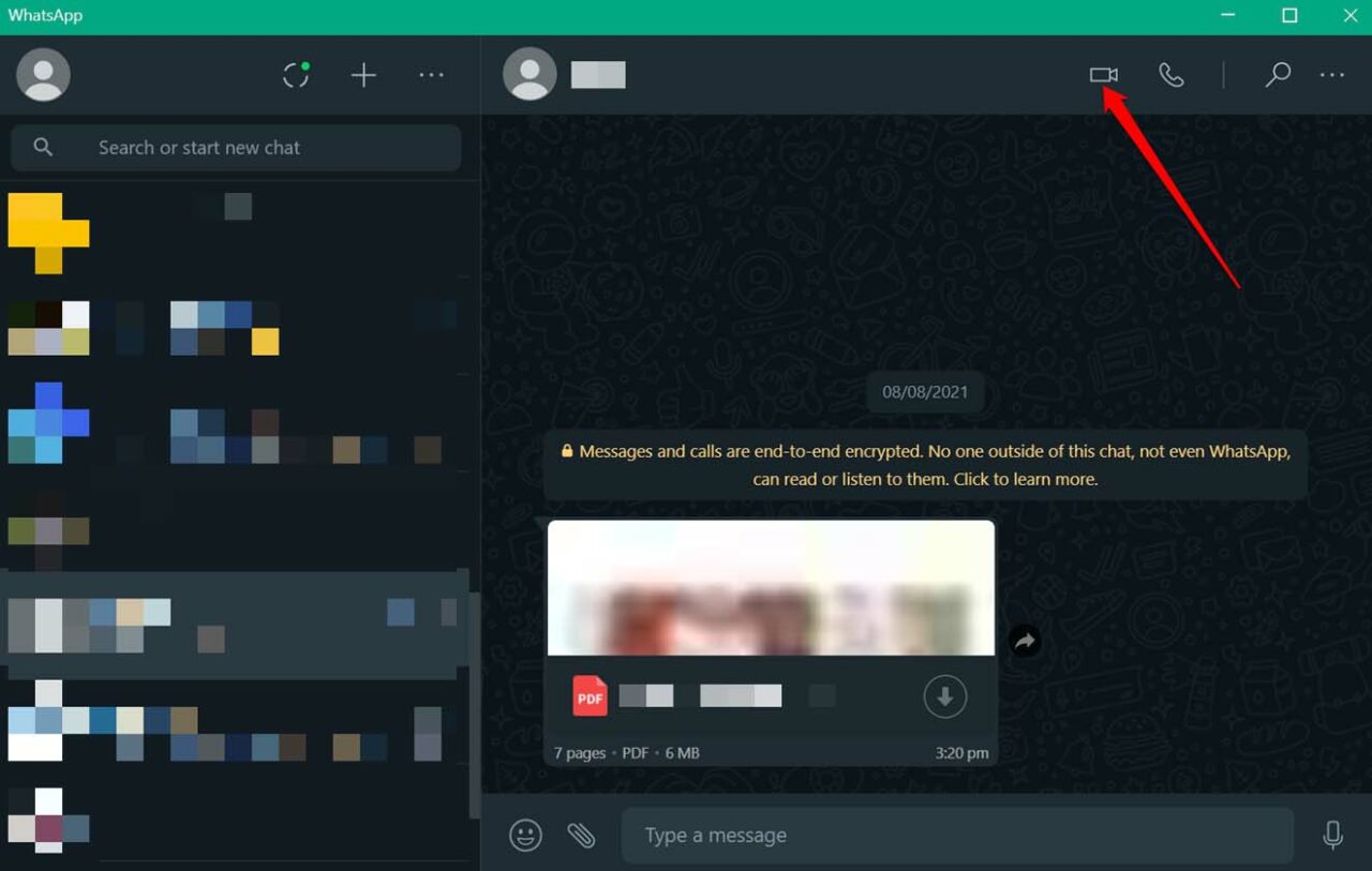 How to Make a Video Call on WhatsApp Web using Desktop App? 4 make a whatsapp video call