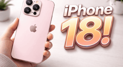 Apple Is Splitting the iPhone 18 Launch: Release Timeline, Specs, and What It Means man holdin iPhone 18 rose gold mold concept (1)