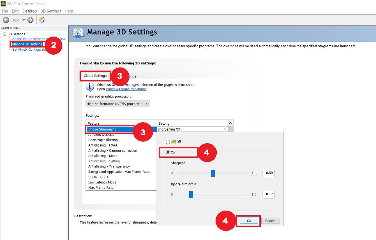 Cyberpunk 2077 | Fix Motion Blurry or Blur Screen 7 manage 3D setting