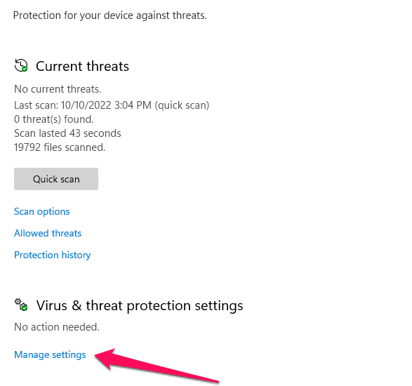 Disable Antivirus and Firewall Program