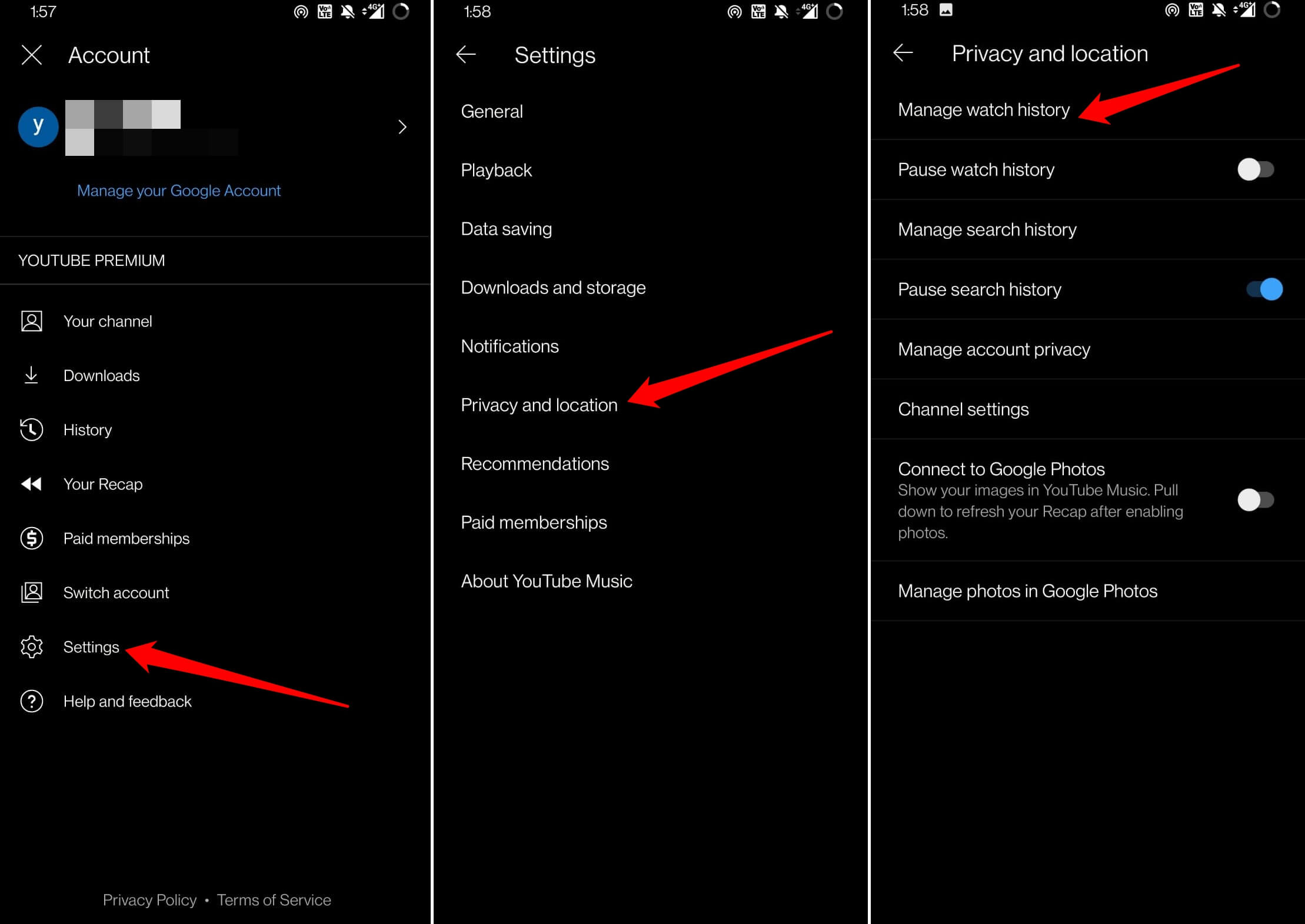 How to View and Delete YouTube Music History? 17 manage watch history on YouTube Music app
