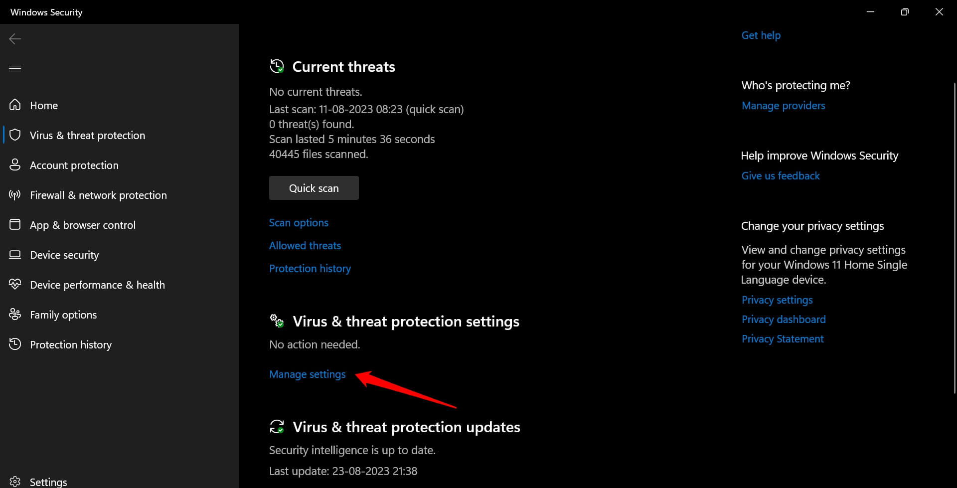 How to Fix Discord Stuck on Checking for Updates in Windows 11? 5 manage windows defender settings