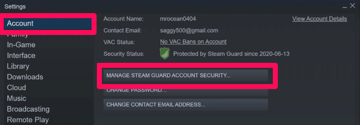 How to Enable Two-Factor Authentication on Steam? 4 Manage Steam Guard Account Security