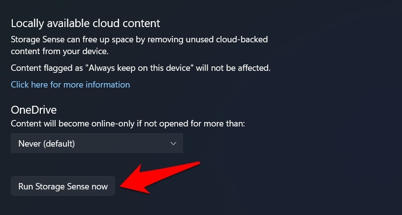 How to Delete Temporary Files in Windows 11? 14 manually run storage sense in windows 11