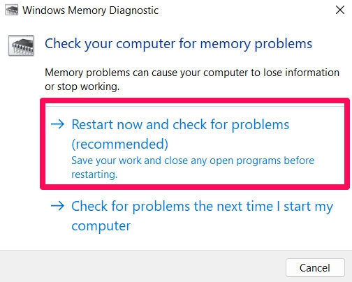 Fix: Video Memory Management Internal Error in Windows 11 8 Windows Memory Diagnostic