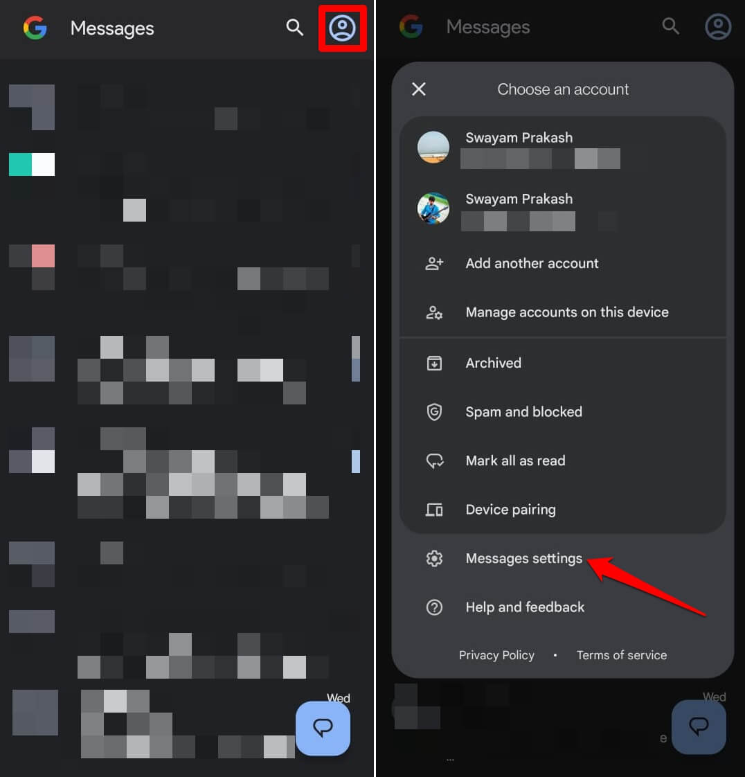 How to Fix 'Messages is Doing Work in the Background' Issue on Android 7 messages app settings on Android OS