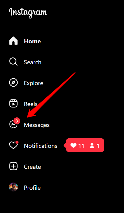 How to Message a Private Account on Instagram 7 Tap on the Message icon.