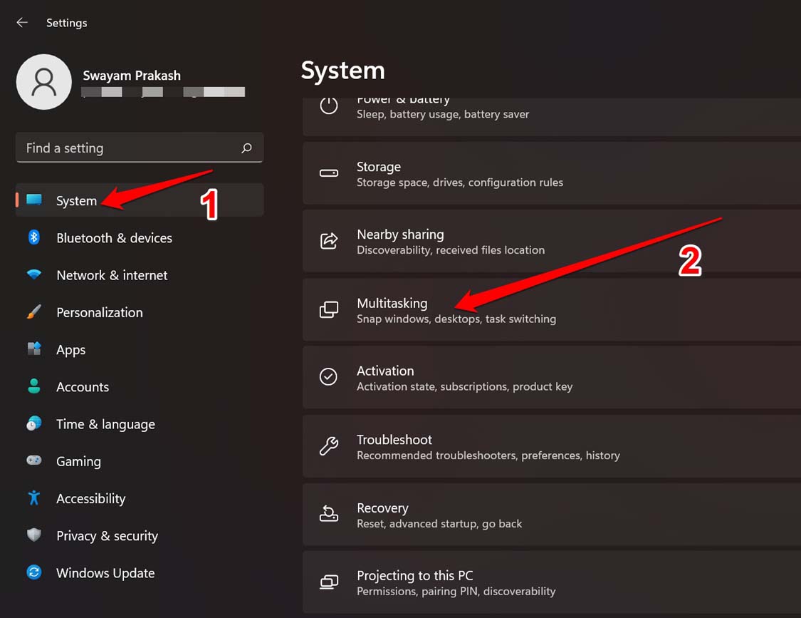 How to Fix Alt + Tab Shortcut Not Working on Windows 11? 14 multi tasking settings