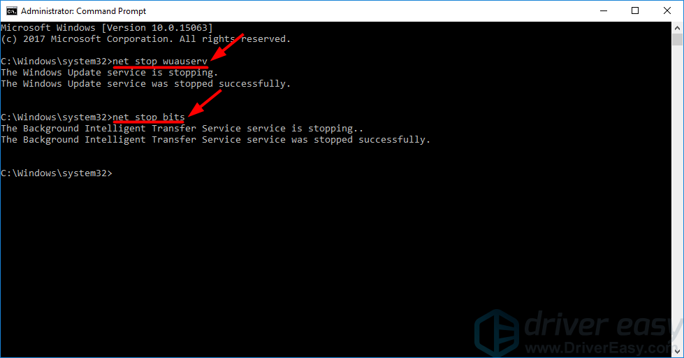 How to Fix Windows 11 Error Code 0x8000FFFF 8 net stop wuauserv