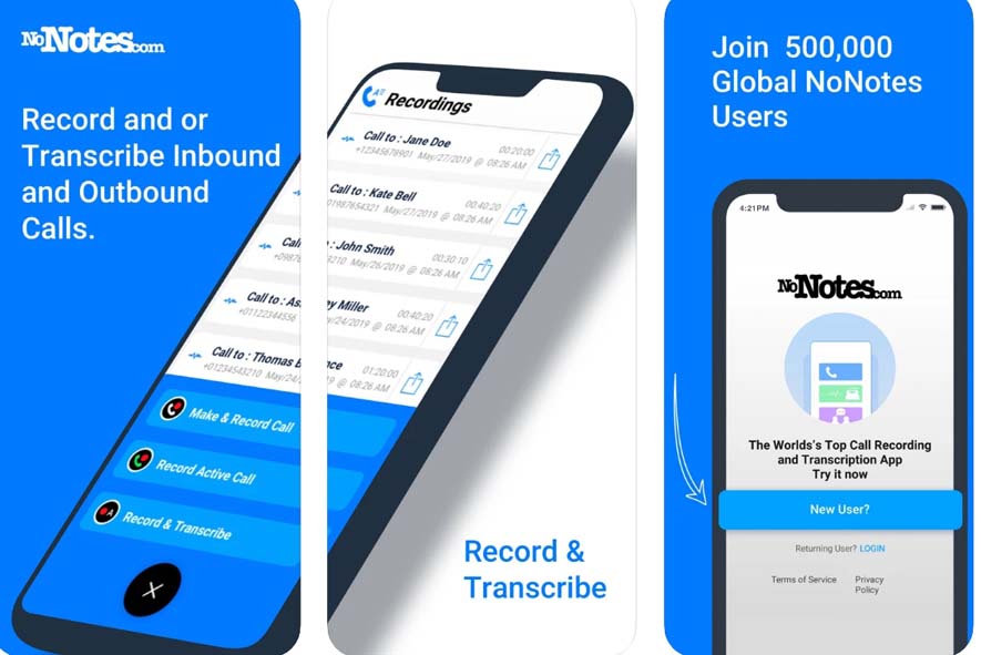 10 Best Call Recorder Apps for iPhone 8 nonotes call recorder for iPhone
