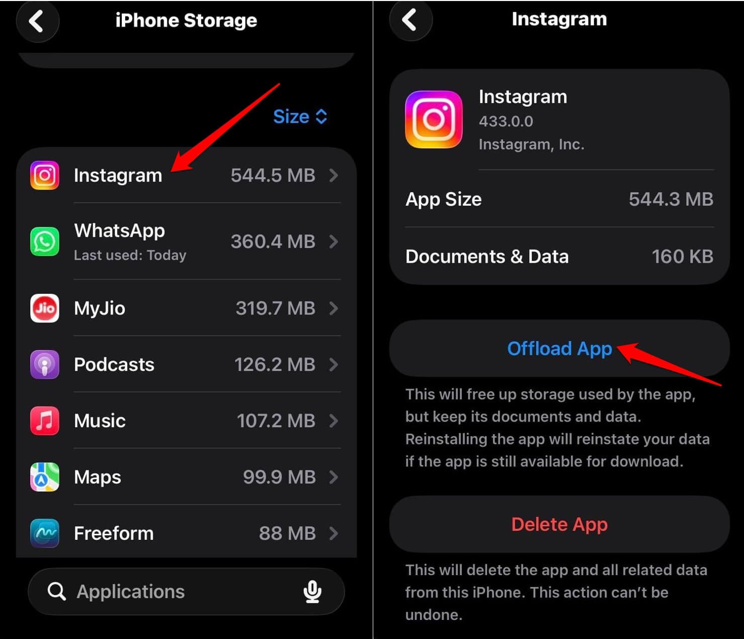 My iPhone ran out of storage twice this year even on 256GB and this is the reason 6 offload instagram on iOS