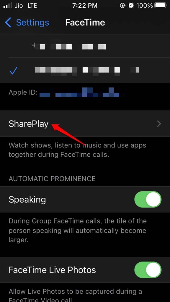 open SharePlay