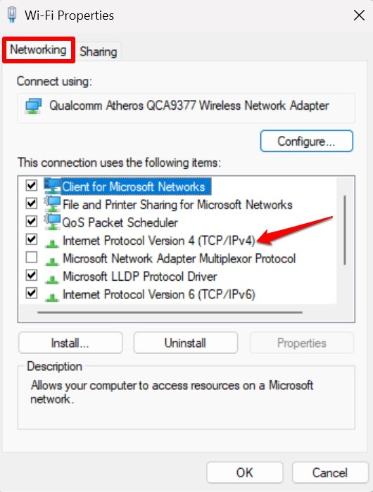 Steam Error Code 107: Top 6 Ways to Fix! 15 open TCP IP V4 settings