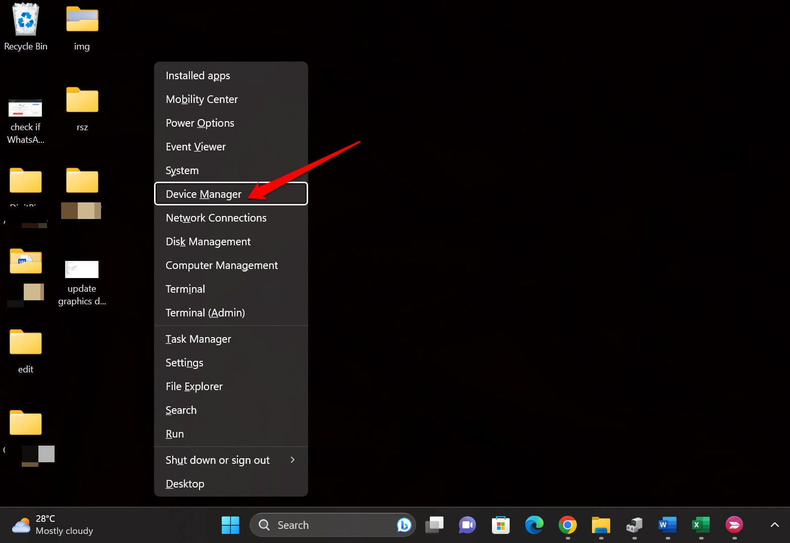 How to Fix 'Windows Media Player Has Stopped Working' Error on Windows 11 17 open Windows device manager