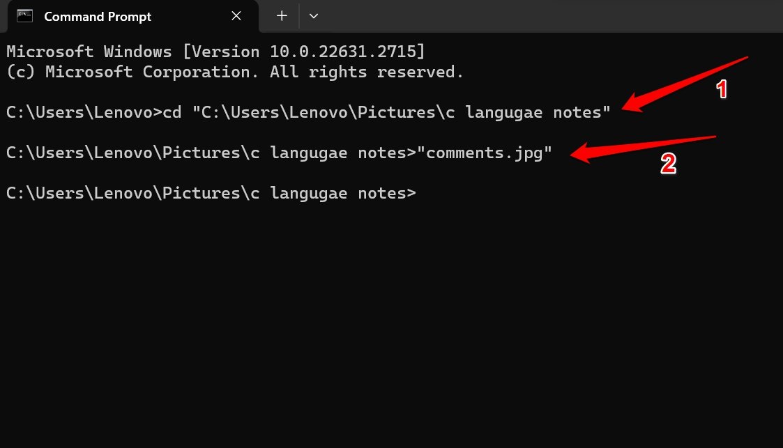 How to Open Files and Folders in CMD on Windows 3 open a file using command prompt