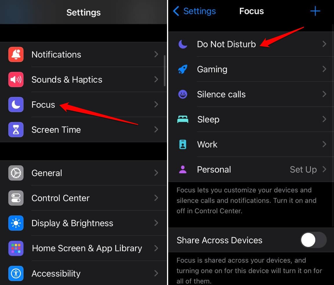 How to Fix Home Screen Wallpaper Appear Blurry on iPhone 8 open a focus profile on iPhone
