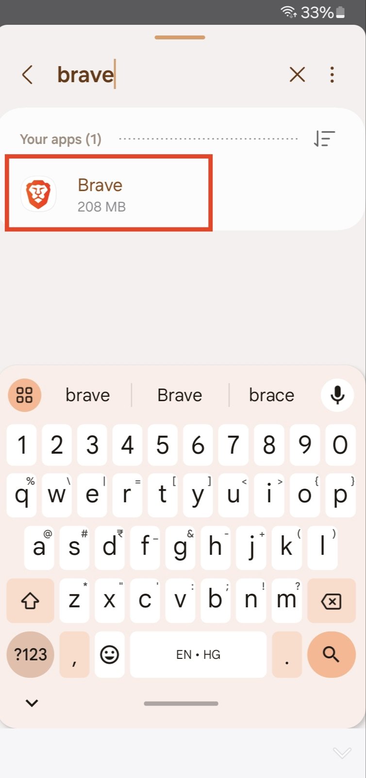 open an app