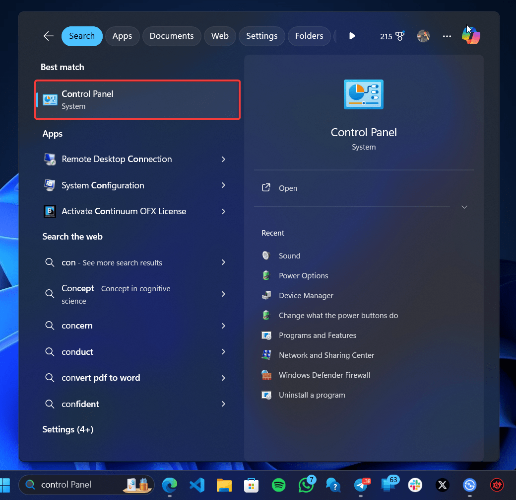 What to do if your PC Randomly Shutting Down 4 open control panel